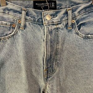 Abercrombie & Fitch Light Blue Relaxed Jeans
